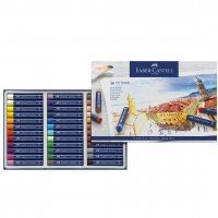 پاستل روغنی 36 رنگ جعبه مقوایی فابر کاستل (Faber Castell) سری Creative Studio Quality
