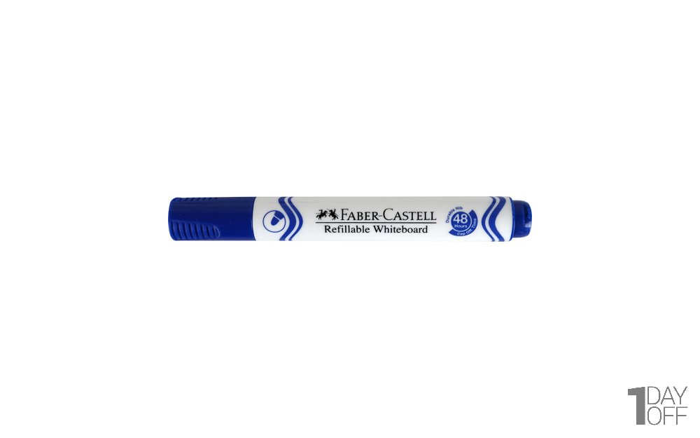 ماژیک وایت برد نوک گرد فابر کاستل (Faber Castell) رنگ آبی