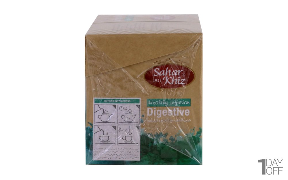 دمنوش گیاهی نعناع کاکوتی سحرخیز بسته 12 عددی