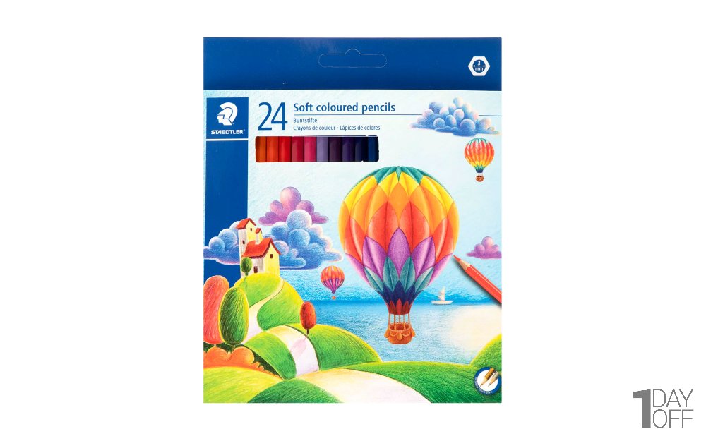مدادرنگی 24 رنگ استدلر (Staedtler) اصلی