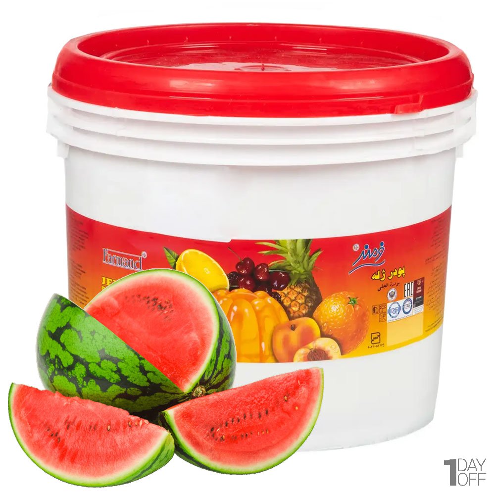 پودر ژله هندوانه سطلی فرمند مقدار 3 کیلوگرم