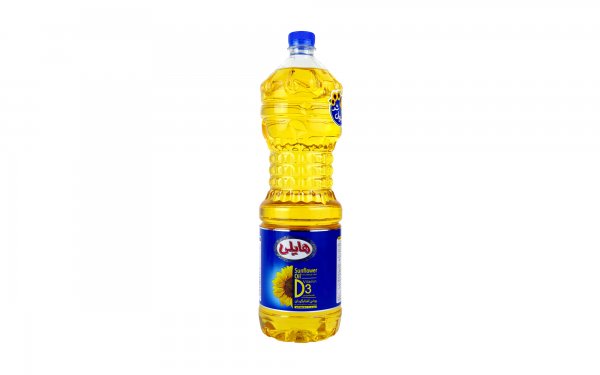 روغن آفتاب‌گردان مخصوص پخت و پز ویتامینه D3 هایلی مقدار 1.5 لیتر