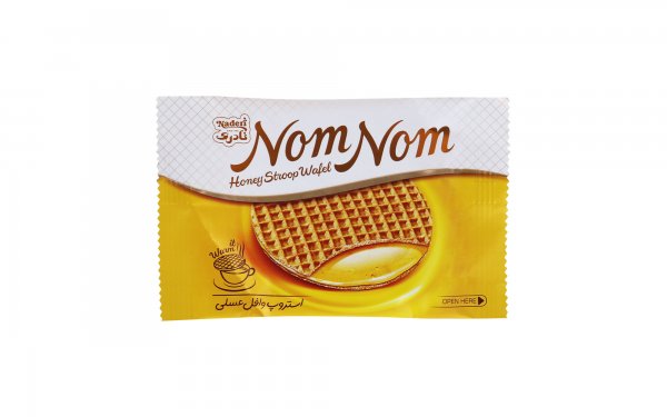 استروپ وافل عسلی Nom Nom نادری مقدار 37 گرم