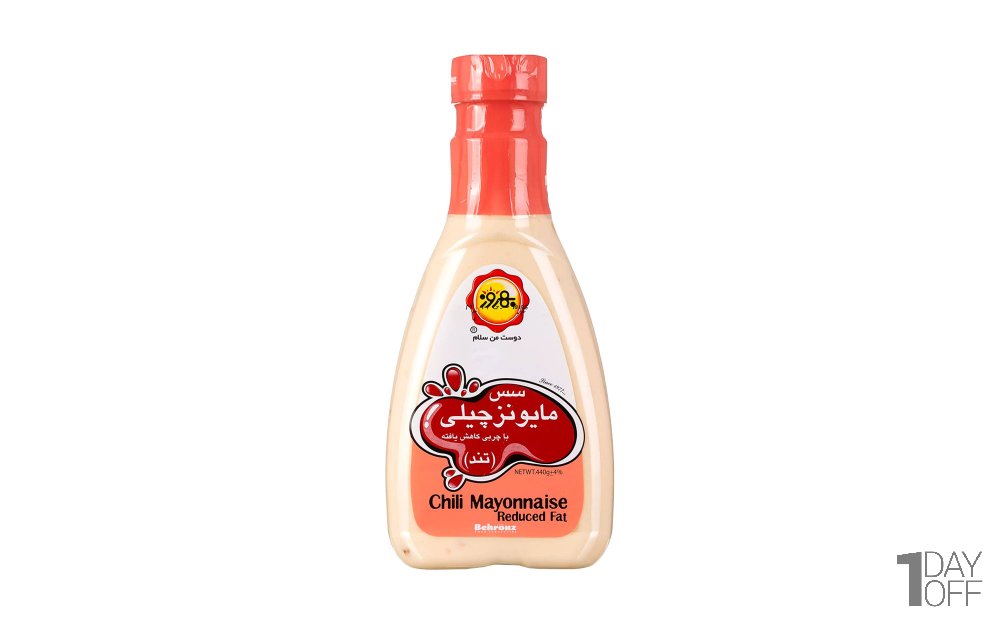 سس مایونز کم چرب چیلی تند بهروز مقدار 440 گرم