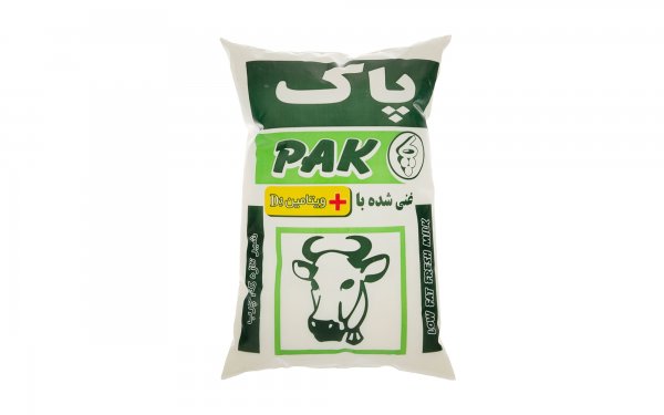 شیر پاکتی کم‌چرب D3+ پاک مقدار 800 میلی‌لیتر