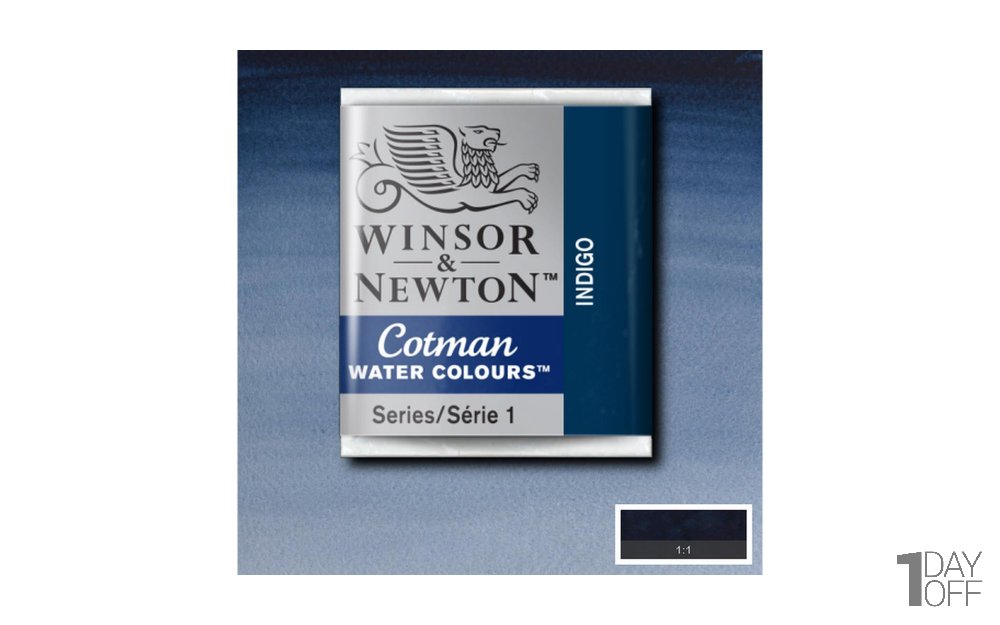 قرص آبرنگ وینزور (Winsor) سری Cotman  رنگ INDIGO