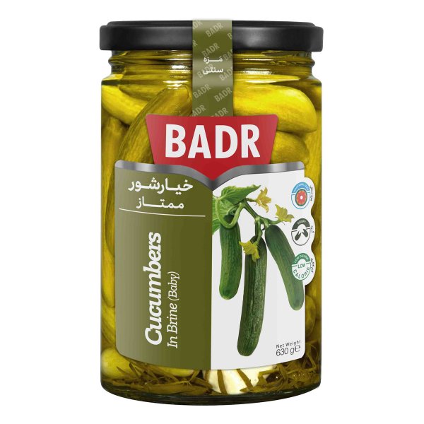 خیارشور ممتاز بدر مقدار 630 گرم