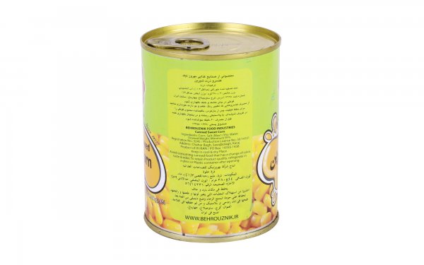 کنسرو ذرت شیرین بهروز مقدار 380 گرم