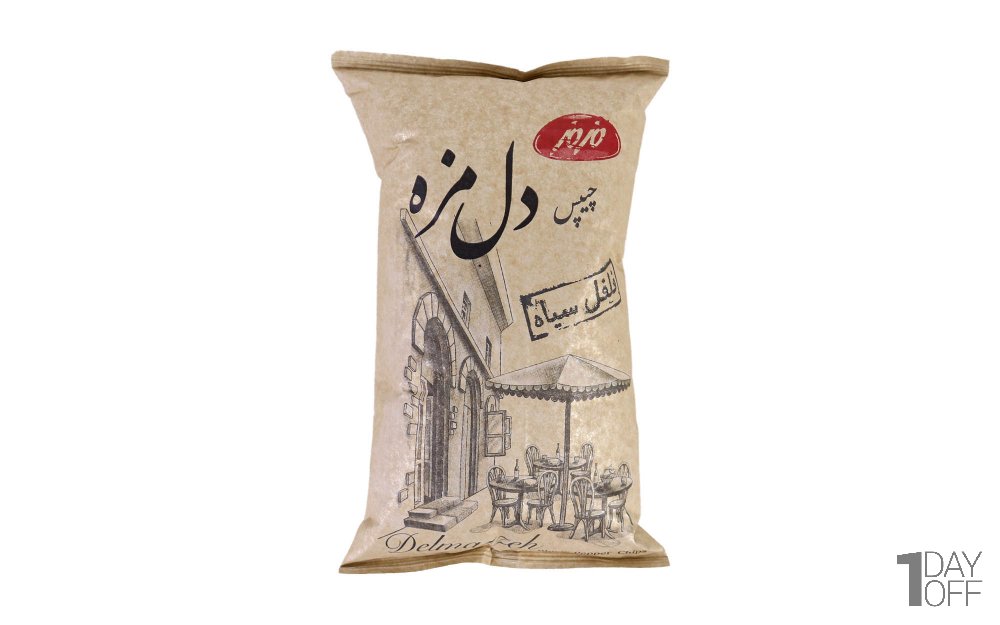 چیپس دل مزه فلفل سیاه مزمز مقدار 180 گرم