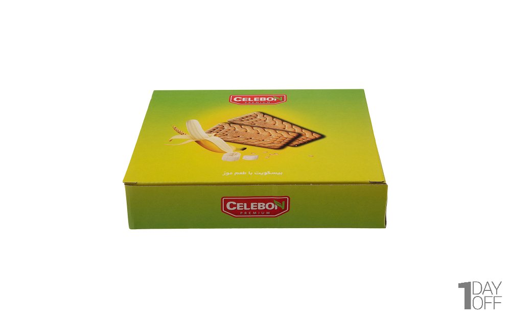 بیسکویت با طعم موز سلبن مقدار 880 گرم 