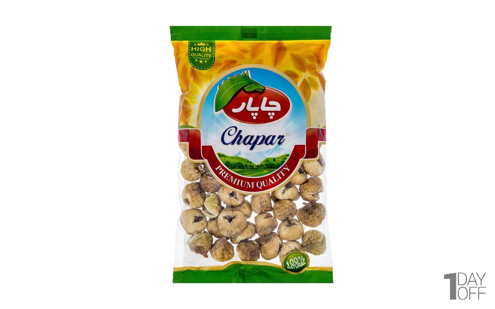 انجیر خشک چاپار مقدار 400 گرم