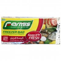  کیسه فریزر متالایز پرمیس 120 برگ ابعاد 35x25 سانتی‌متر