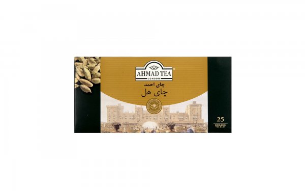 چای کیسه‌ای با طعم هل احمد انولوپ‌دار مقدار 25 عدد