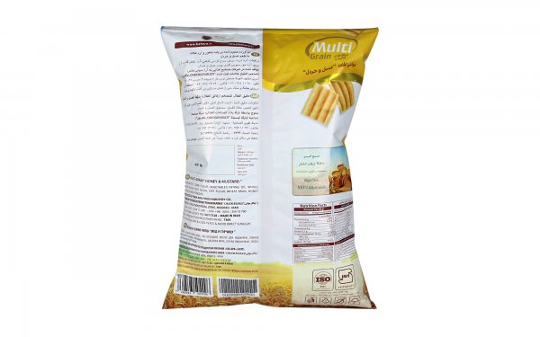  اسنک غلات با طعم عسل و خردل مولتی‌گرین چاکلز مقدار 70 گرم