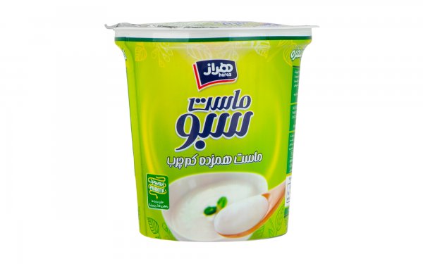 ماست پروبیوتیک هم‌زده کم‌چرب سبو هراز مقدار 800 گرم  