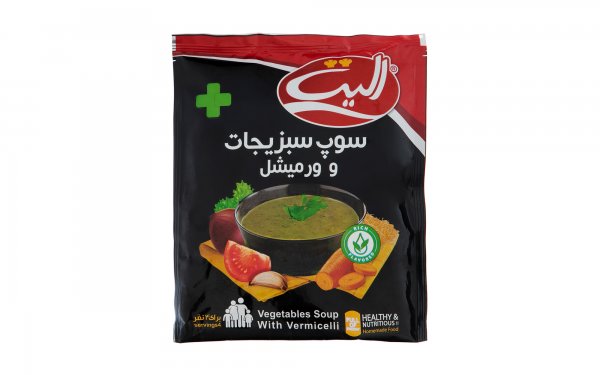 سوپ سبزیجات و ورمیشل الیت - 80 گرم