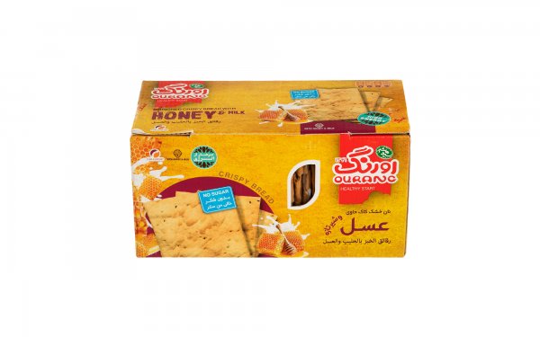 نان سنتی کاک حاوی شیر و عسل اورنگ مقدار 400 گرم