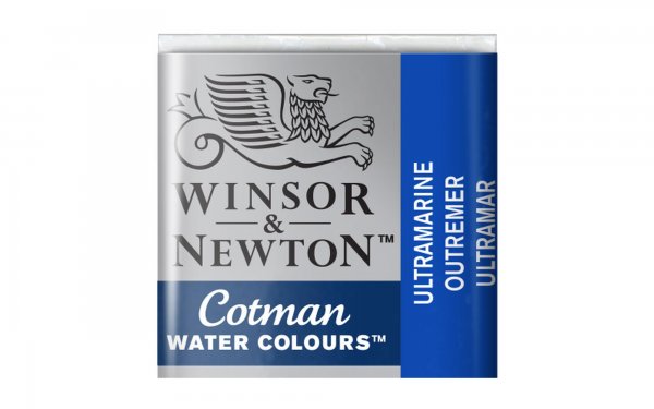 قرص آبرنگ وینزور (Winsor) سری Cotman  رنگ ULTRAMARINE