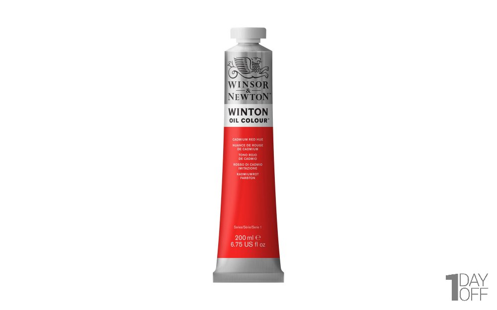 رنگ روغن وینزور (Winsor) سری Winton مقدار 200 میلی‌لیتر رنگ CADMIUM RED HUE