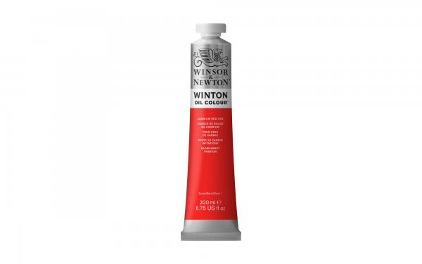 رنگ روغن وینزور (Winsor) سری Winton مقدار 200 میلی‌لیتر رنگ CADMIUM RED HUE