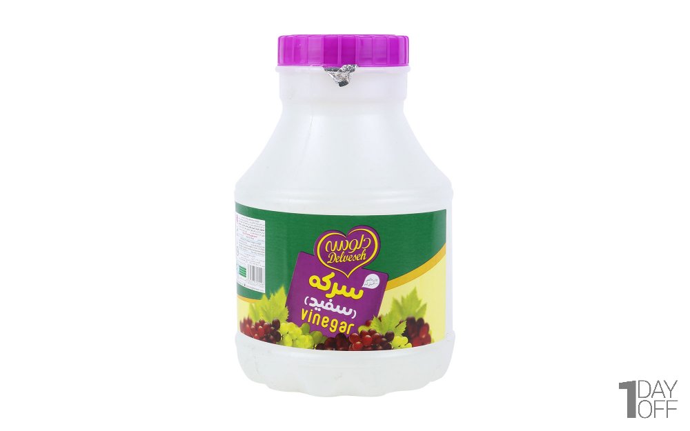 سرکه دلوسه سفیدمقدار 3 لیتر