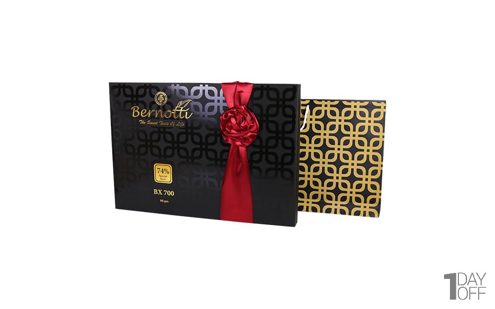 فرآورده کاکائویی تلخ 74% برنوتی مدل BX700 مقدار 340 گرم