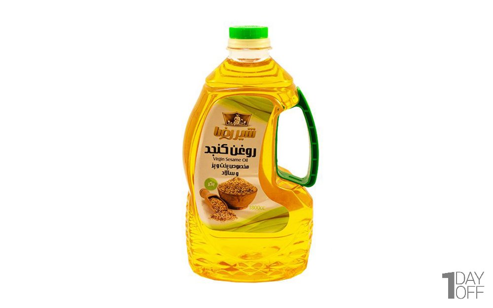 روغن کنجد بکر شیررضا مقدار 1.8 لیتر