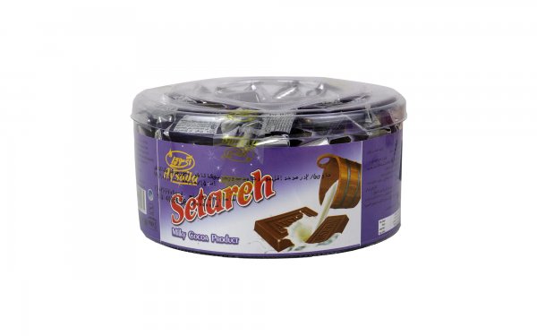 شکلات کاکائویی شیری مدل ستاره‌ آی‌سودا مقدار 400 گرم