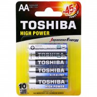 باتری قلمی آلکالاین توشیبا (Toshiba) مدل HIGH POWER