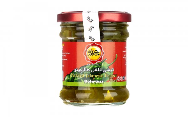 ترشی فلفل هالوپینو بهروز مقدار 180 گرم