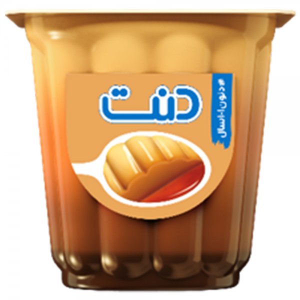 دسر کرم کارامل دنت مقدار 100 گرم