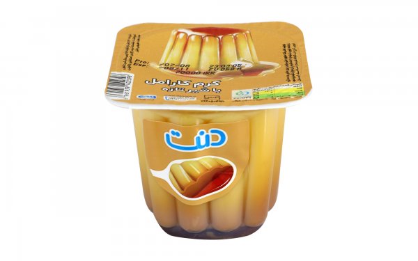 دسر کرم کارامل دنت مقدار 100 گرم