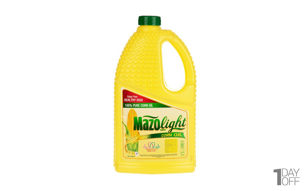 روغن ذرت مازولایت مقدار 1.8 لیتر