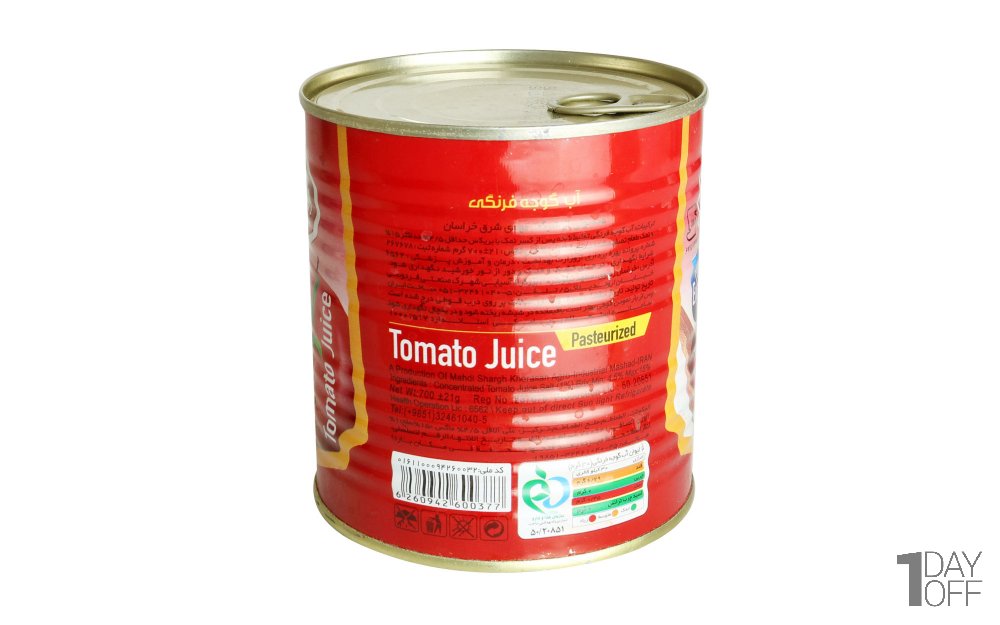 آب گوجه‌فرنگی غلیظ‌شده گلرخ مقدار 700 گرم