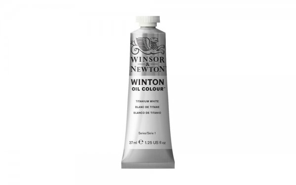 رنگ روغن وینزور (Winsor) سری Winton مقدار 200 میلی‌لیتر رنگ TITANIUM WHITE