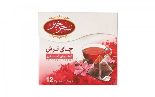 دمنوش چای ترش سحرخیز بسته 12 عددی
