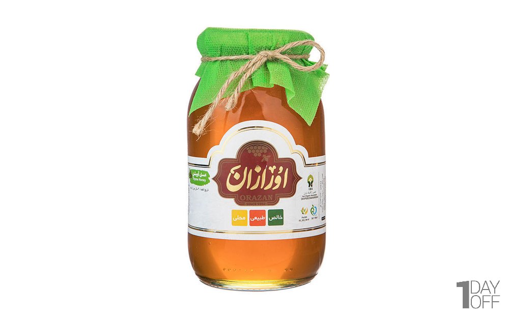 عسل آویشن ارگانیک اورازان مقدار 960 گرم