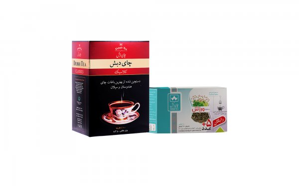 چای کلاسیک دبش مقدار 500 گرم / دمنوش کیسه‌ای ورزشی بسته 25 عددی