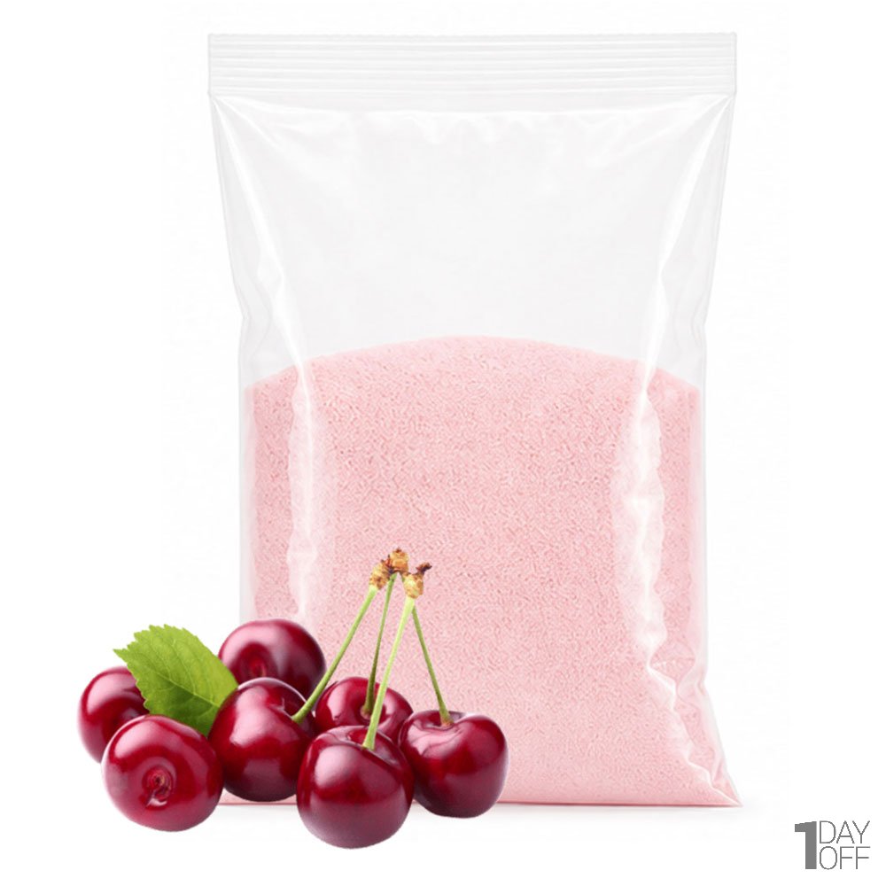 پودر ژله با طعم آلبالو مقدار 500 گرم