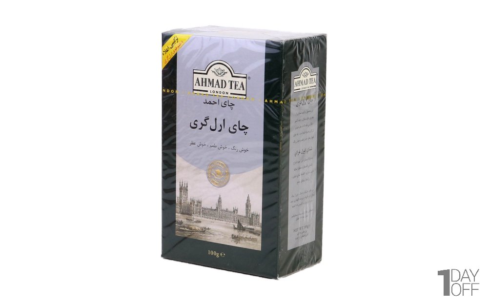 چای ارل‌گری احمد مقدار 100 گرم