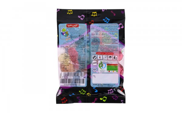 پاستیل میوه‌ای شیبا مدل Happy tunes مقدار 180 گرم