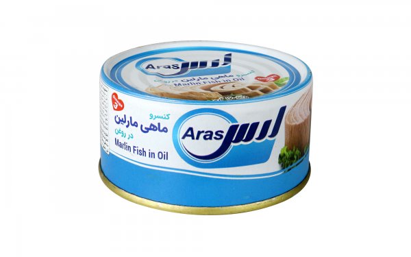 کنسرو ماهی مارلین در روغن ارس مقدار 170 گرم