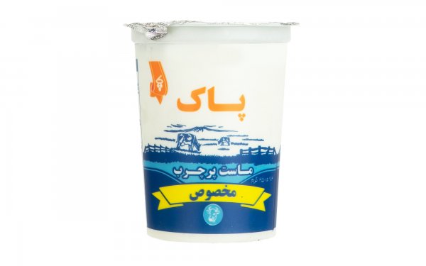 ماست پرچرب مخصوص پاک مقدار 450 گرم