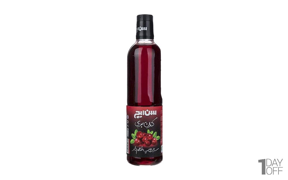 شربت (سیروپ) کرن‌بری سن‌ایچ مقدار 840 گرم