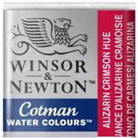 قرص آبرنگ وینزور (Winsor) سری Cotman رنگ ALIZ CRIMSON HUE