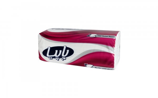 دستمال کاغذی دولایه پاپیا بسته 250 برگ