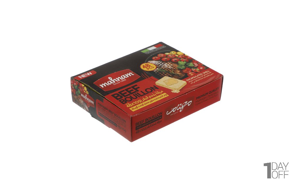 پودر عصاره گوشت گوساله مهنام بسته 48 عددی
