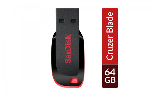 فلش مموری 64 گیگابایت سن دیسک (Sandisk) مدل Cruzer Blade