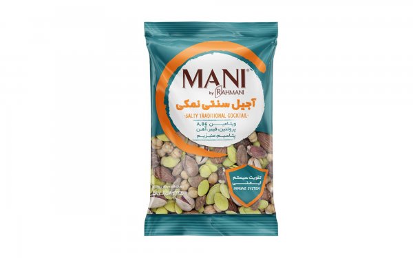 آجیل سنتی نمکی مانی مقدار 450 گرم 