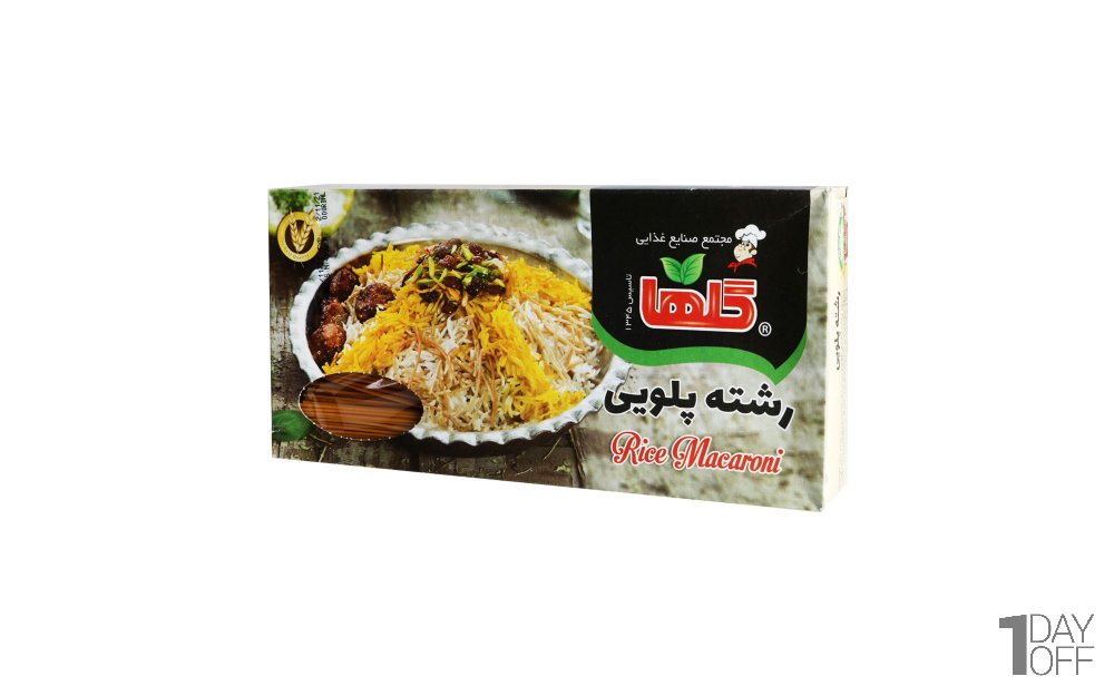 رشته پلویی گلها مقدار 340 گرم